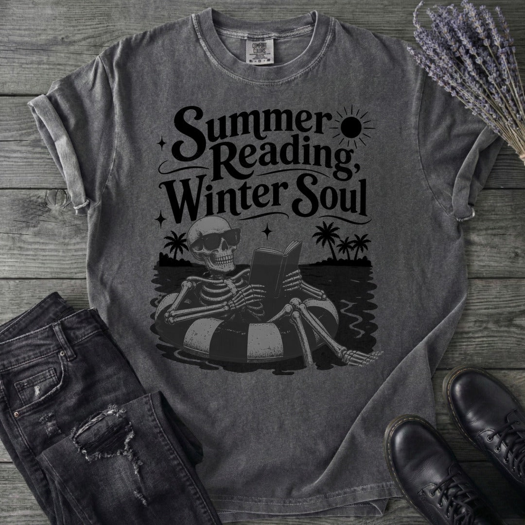 Summer Reading Winter Soul T-Shirt