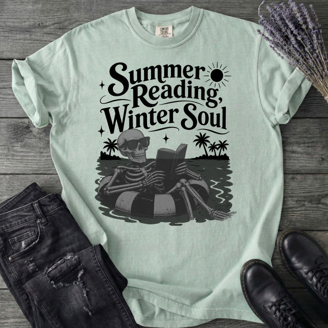 Summer Reading Winter Soul T-Shirt