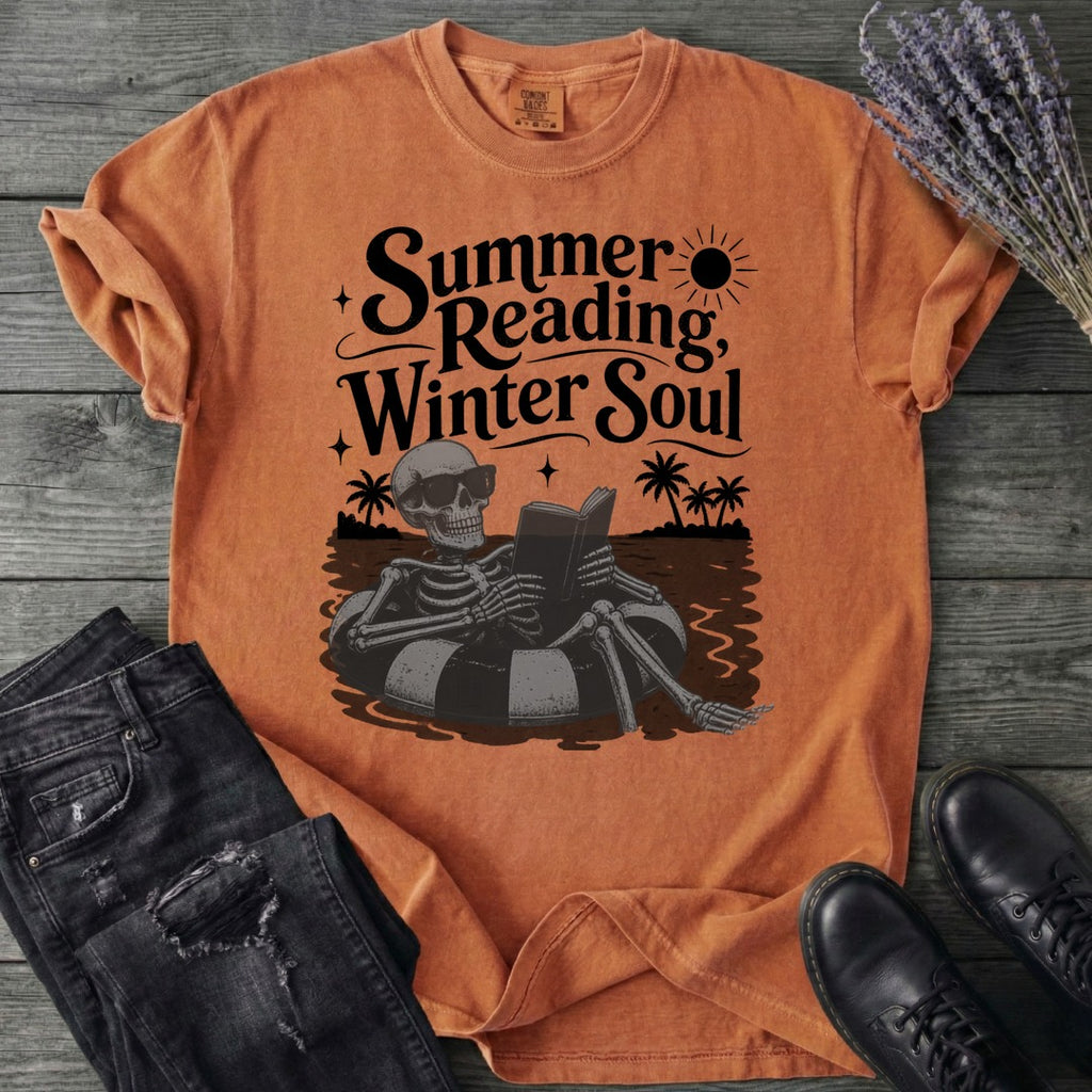Summer Reading Winter Soul T-Shirt