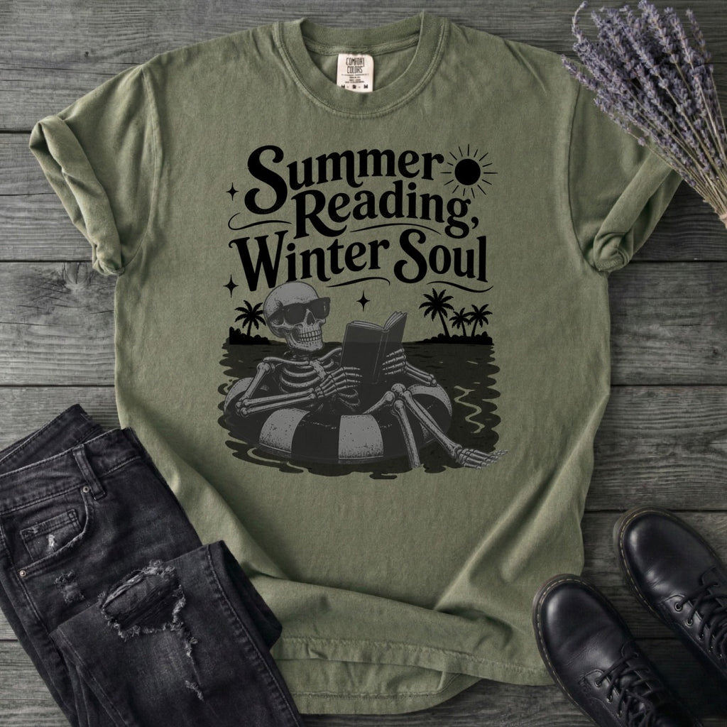 Summer Reading Winter Soul T-Shirt
