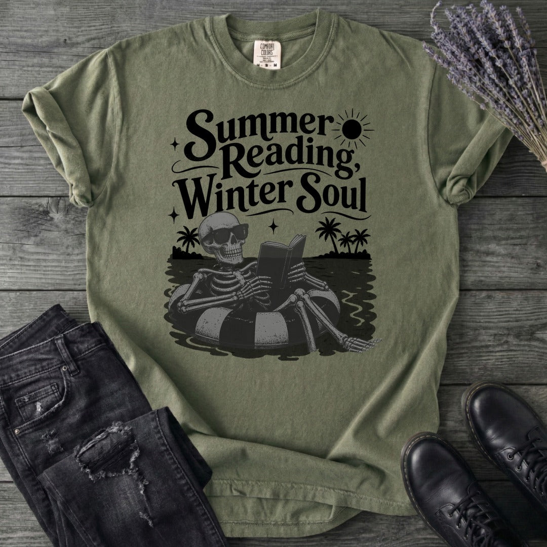 Summer Reading Winter Soul T-Shirt