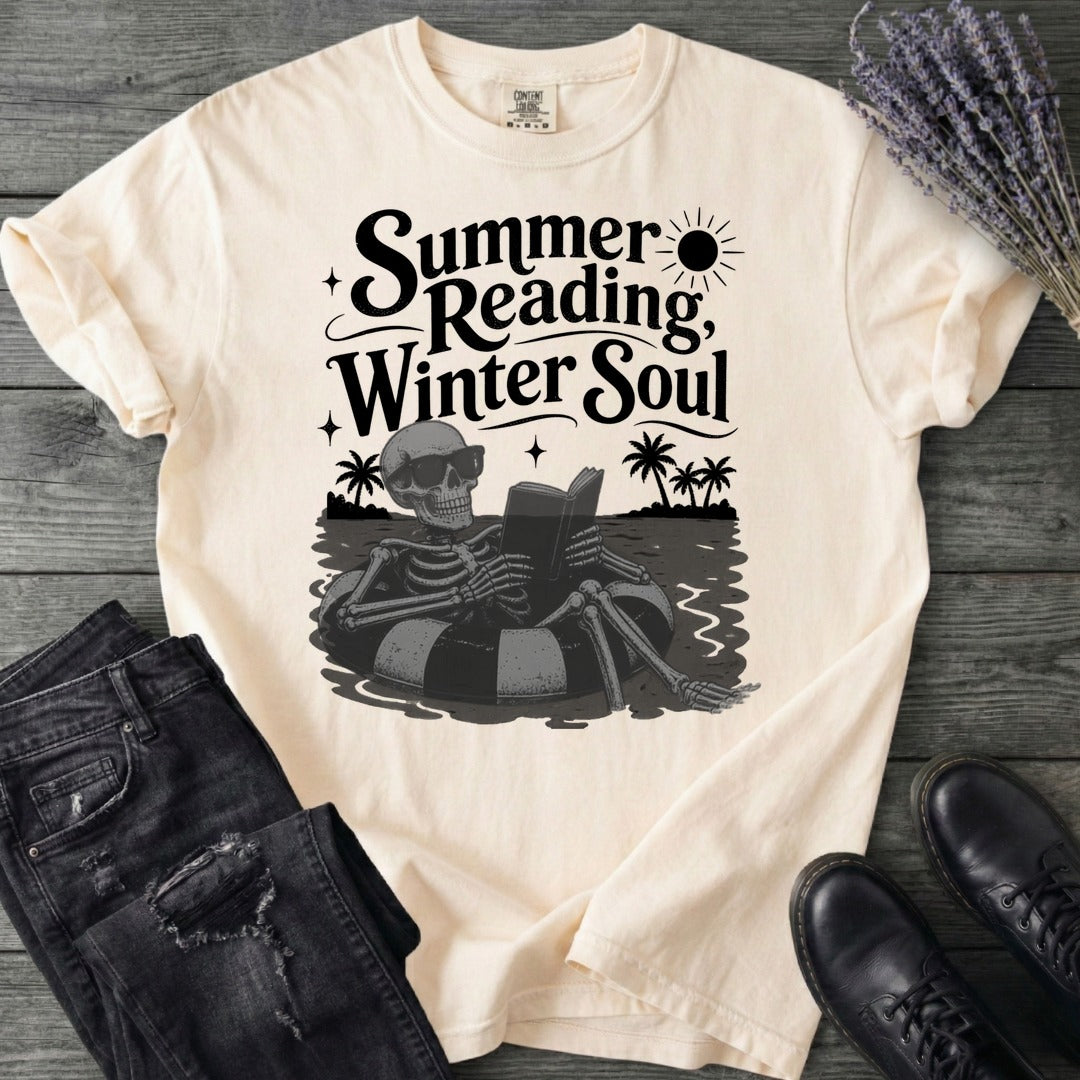 Summer Reading Winter Soul T-Shirt