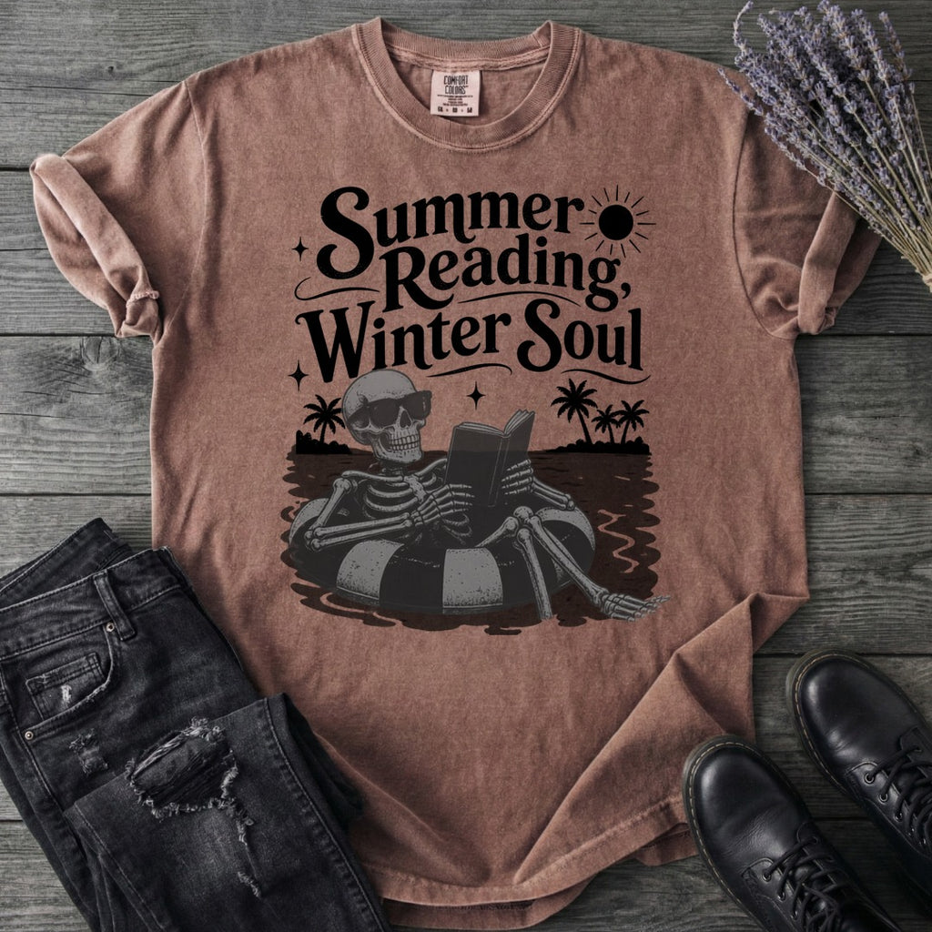 Summer Reading Winter Soul T-Shirt