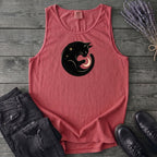 Cat and Moon Tank Top