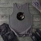 Cat and Moon Tank Top