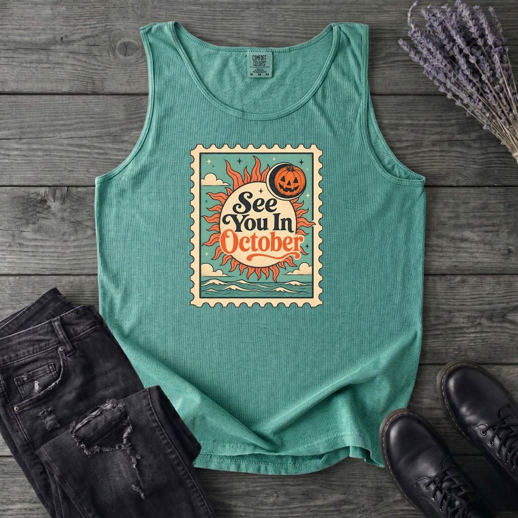 See You In October Tank Top