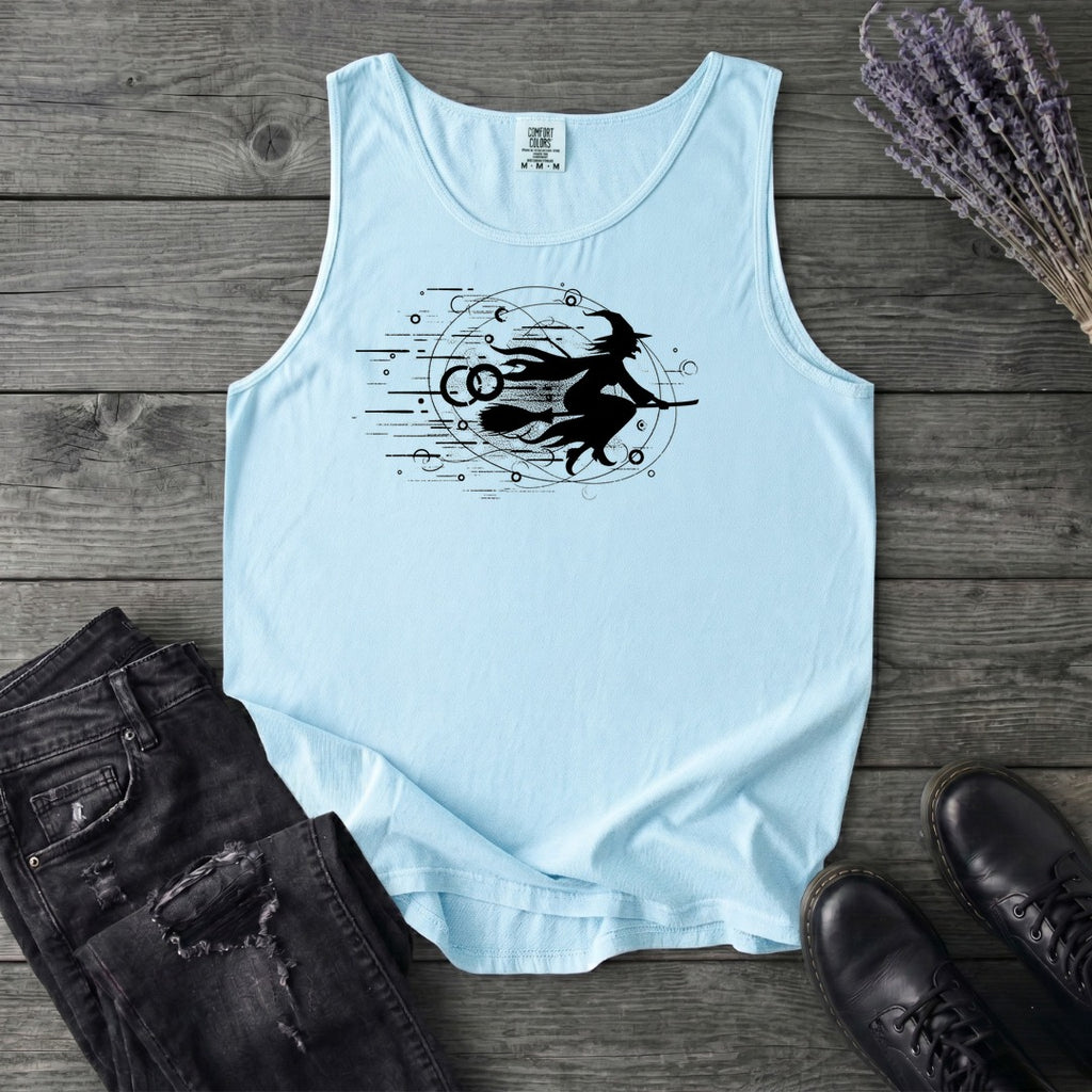 Flying Witch Grunge Tank Top