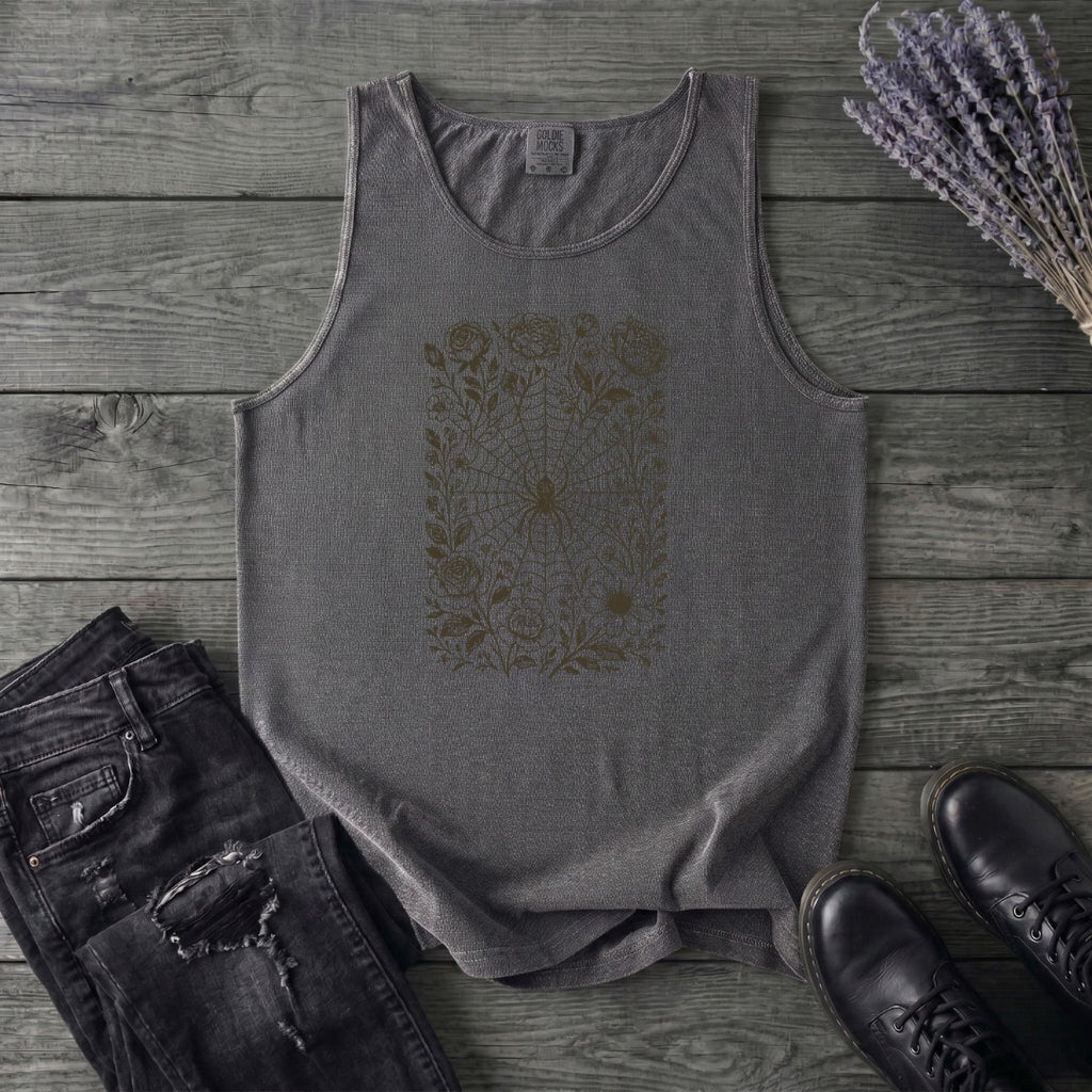 Flower Spiderweb Tank Top