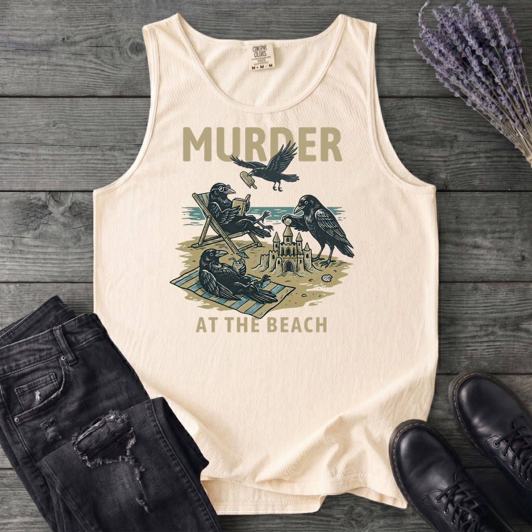 Murder At The Beach Tank Top