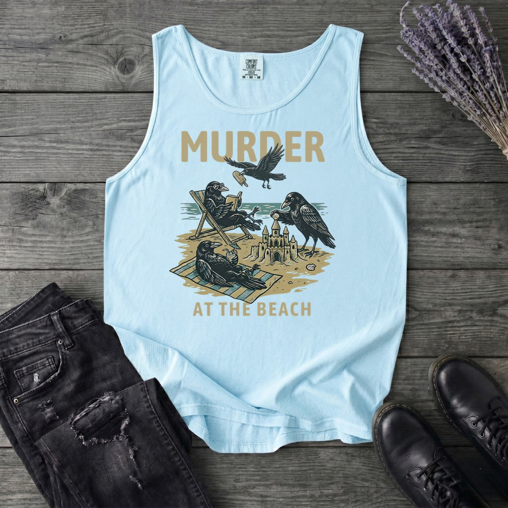 Murder At The Beach Tank Top