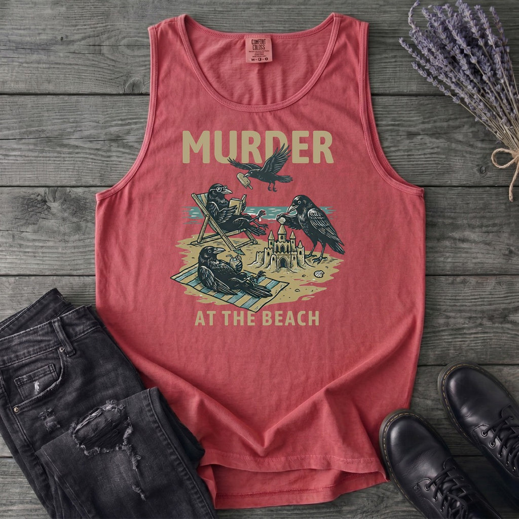 Murder At The Beach Tank Top