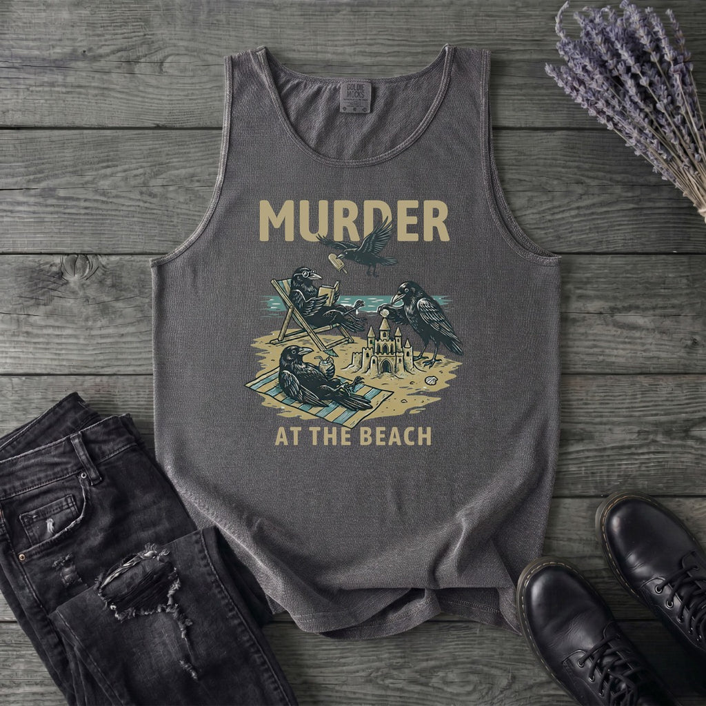 Murder At The Beach Tank Top