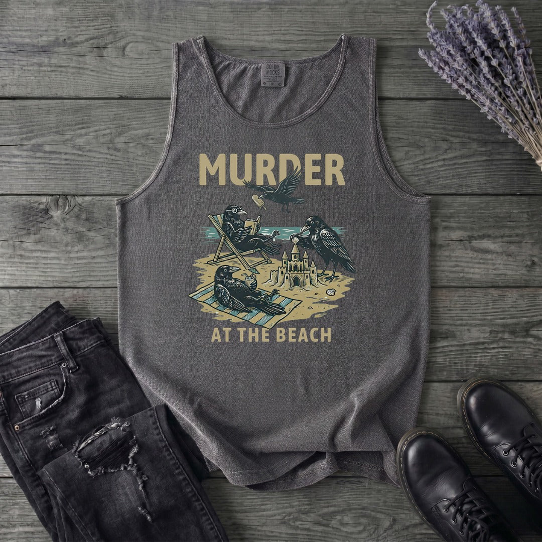 Murder At The Beach Tank Top