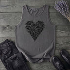 Safety Pin Heart Tank Top