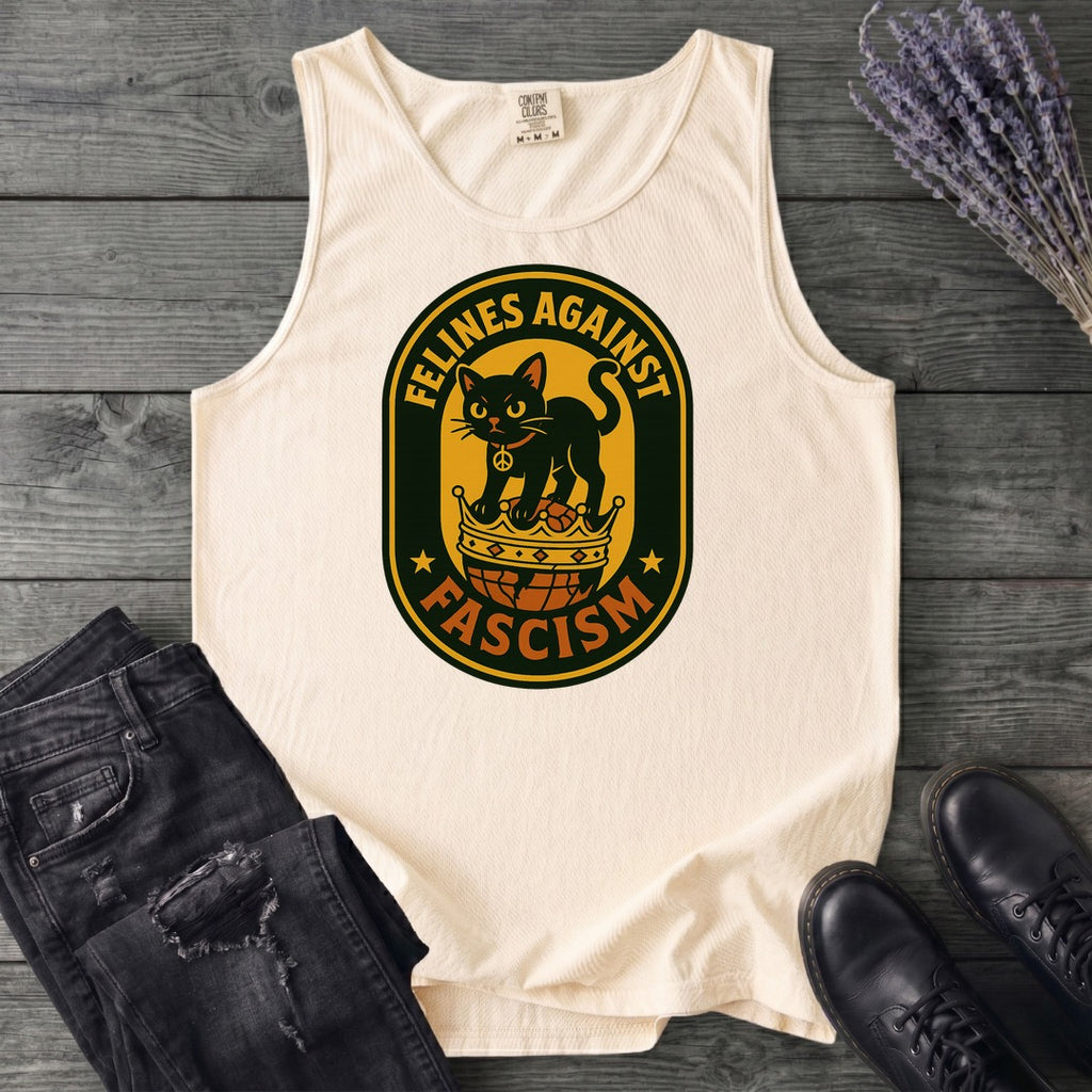 Felines Against Fascism Tank Top