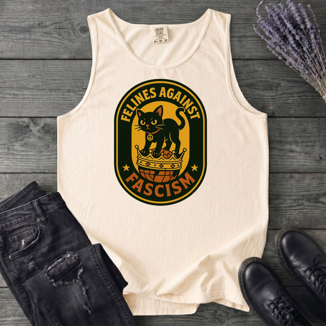 Felines Against Fascism Tank Top