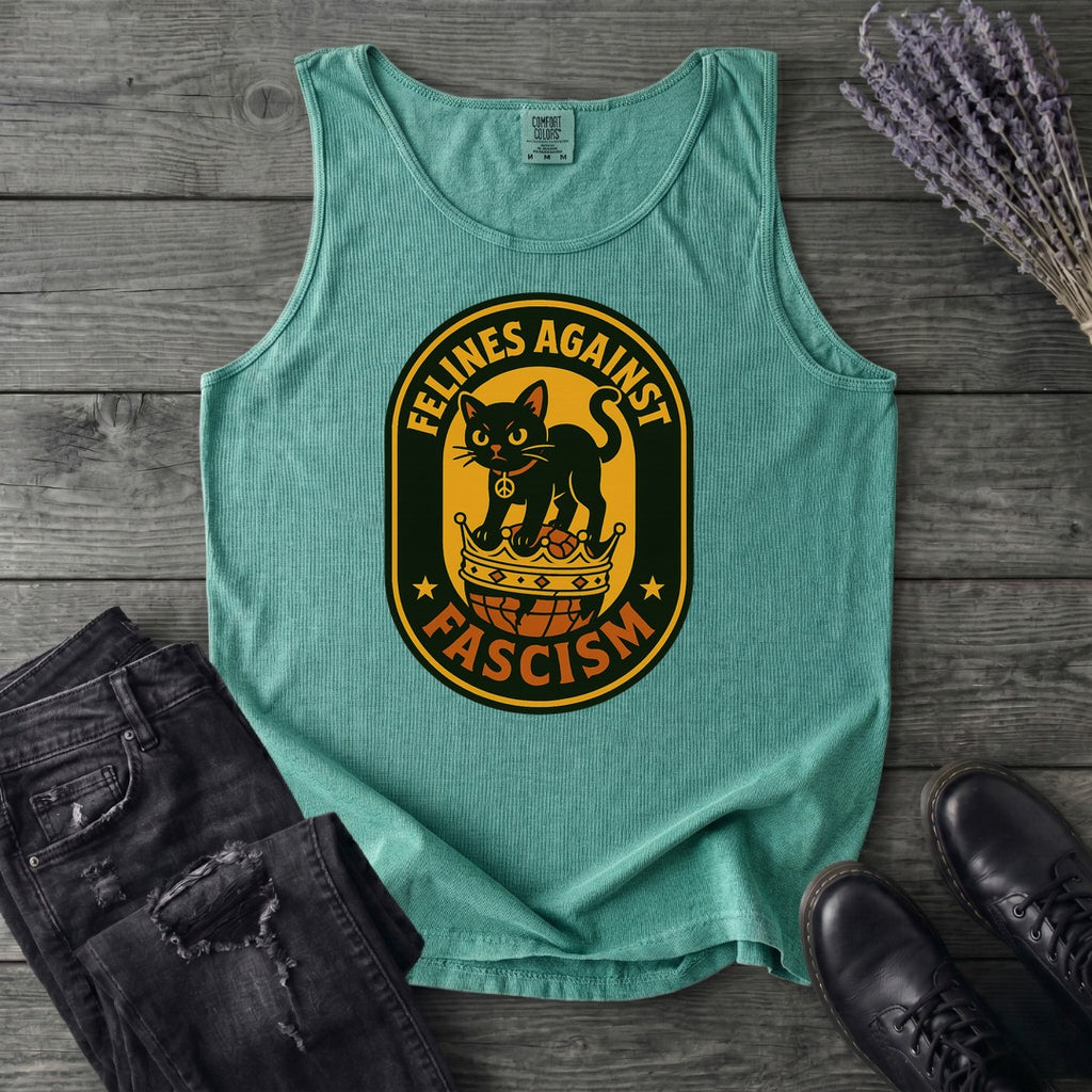 Felines Against Fascism Tank Top
