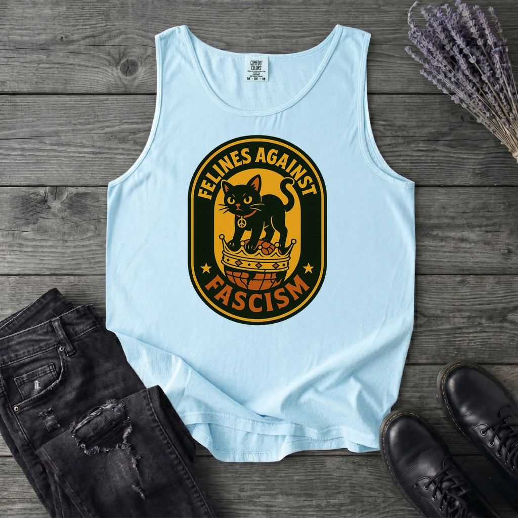 Felines Against Fascism Tank Top