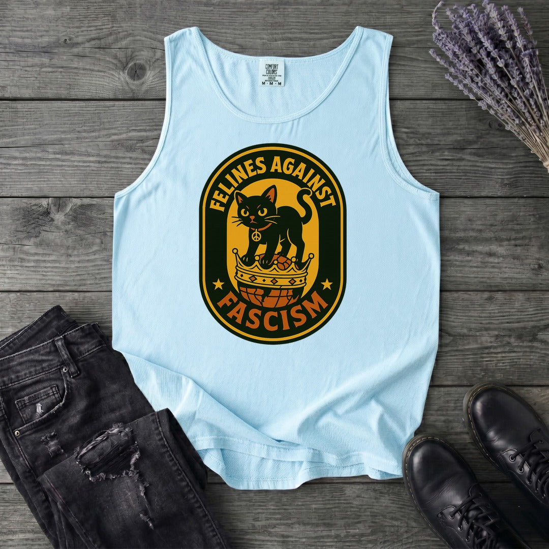 Felines Against Fascism Tank Top