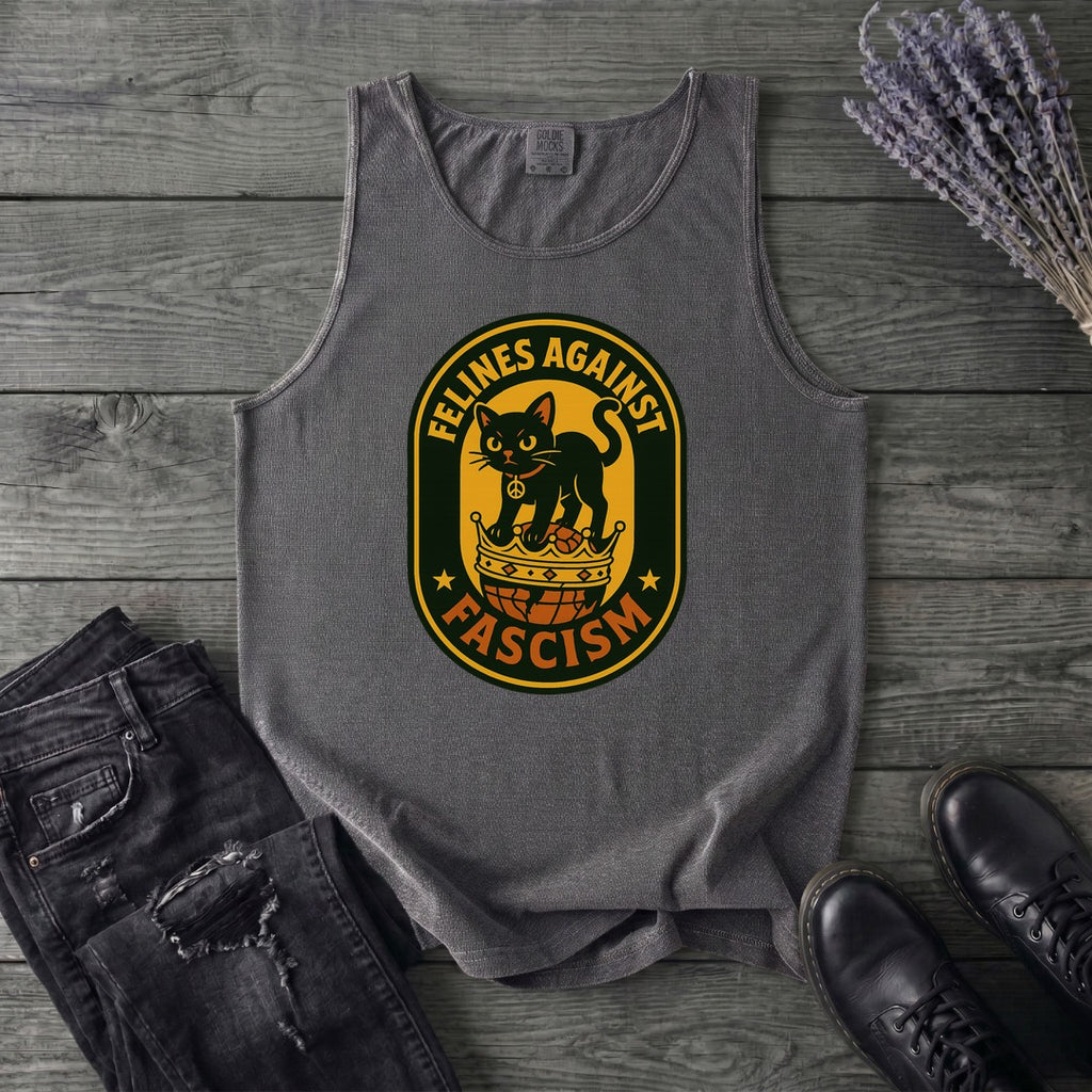 Felines Against Fascism Tank Top