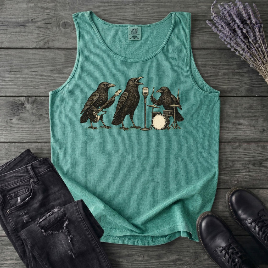 Raven Band Rock Tank Top