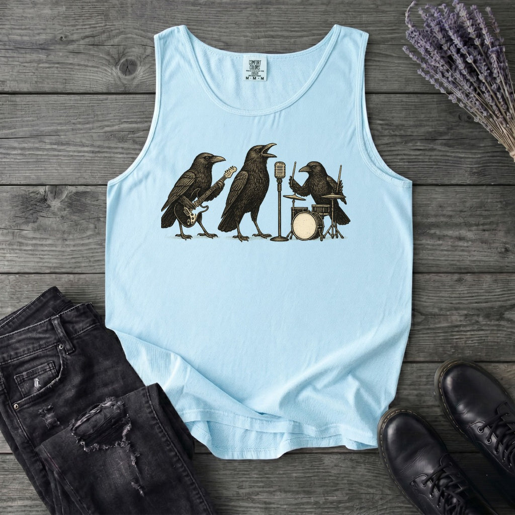 Raven Band Rock Tank Top