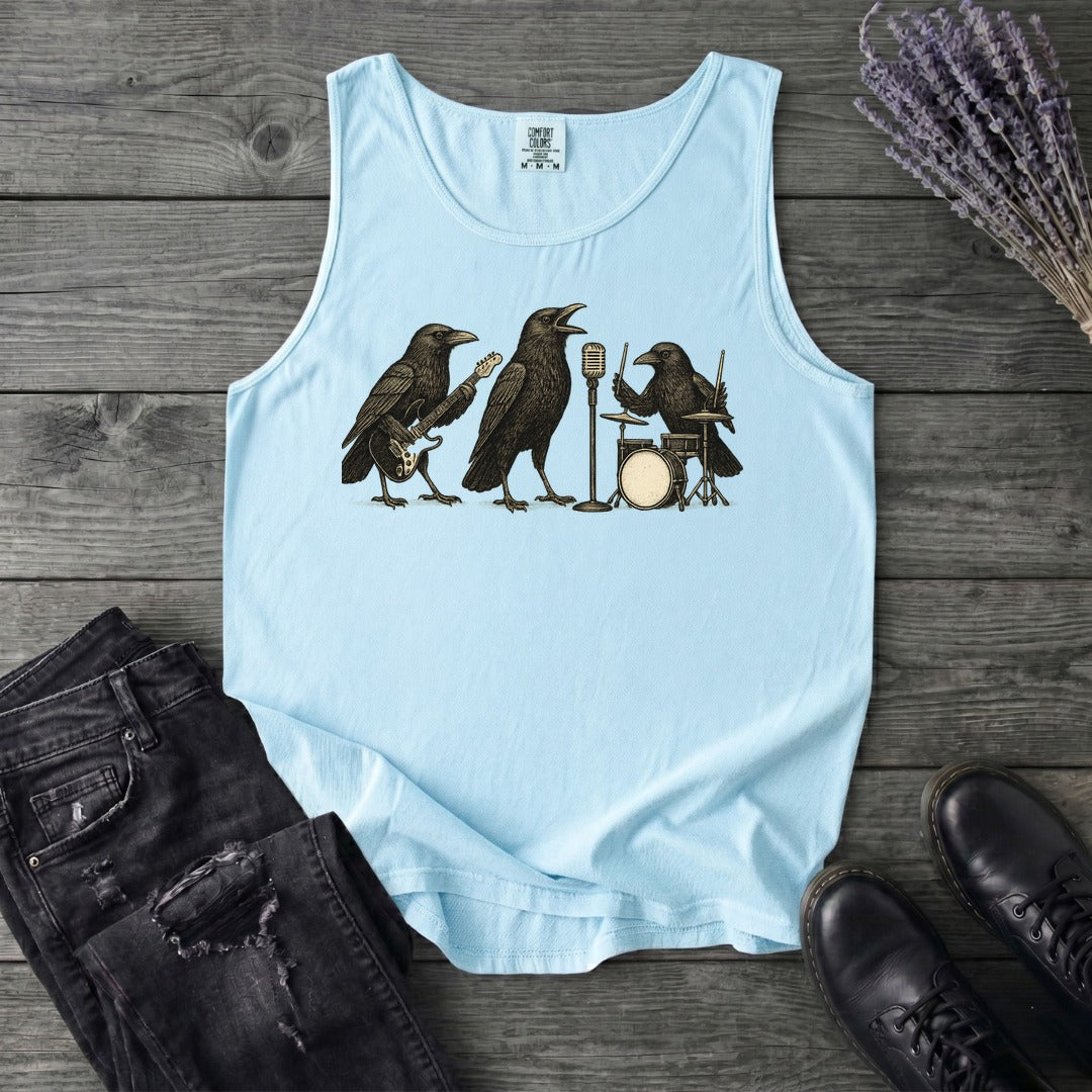 Raven Band Rock Tank Top
