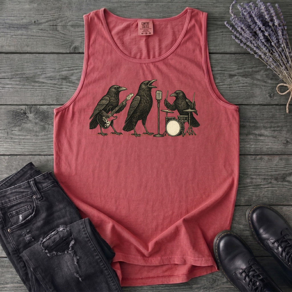 Raven Band Rock Tank Top