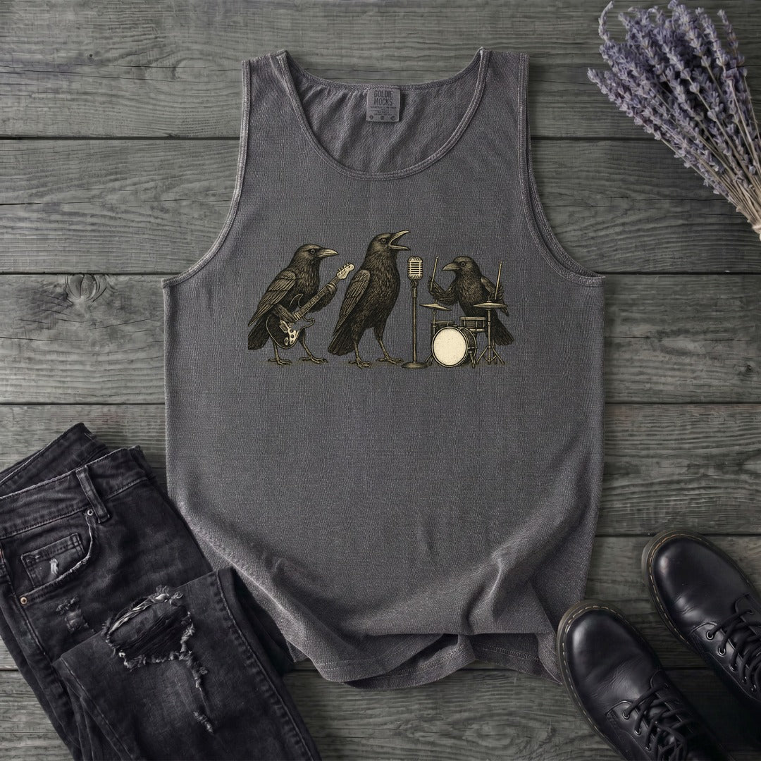 Raven Band Rock Tank Top