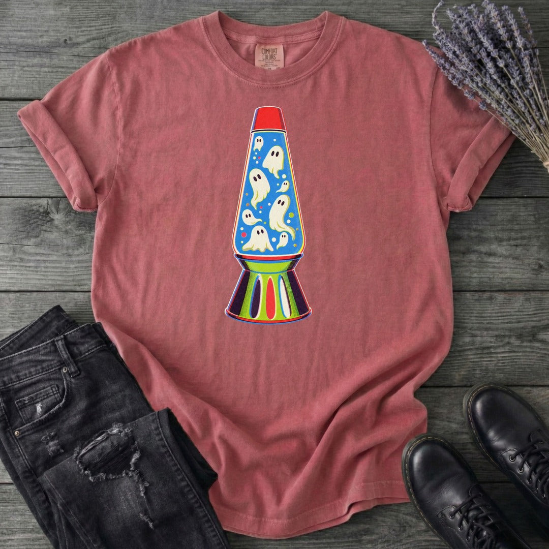 Groovy Ghost Glow Lamp T-Shirt