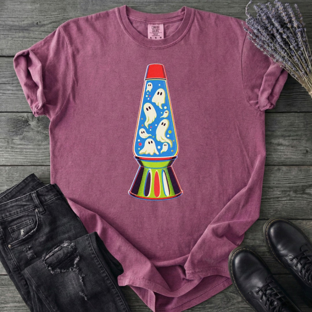 Groovy Ghost Glow Lamp T-Shirt
