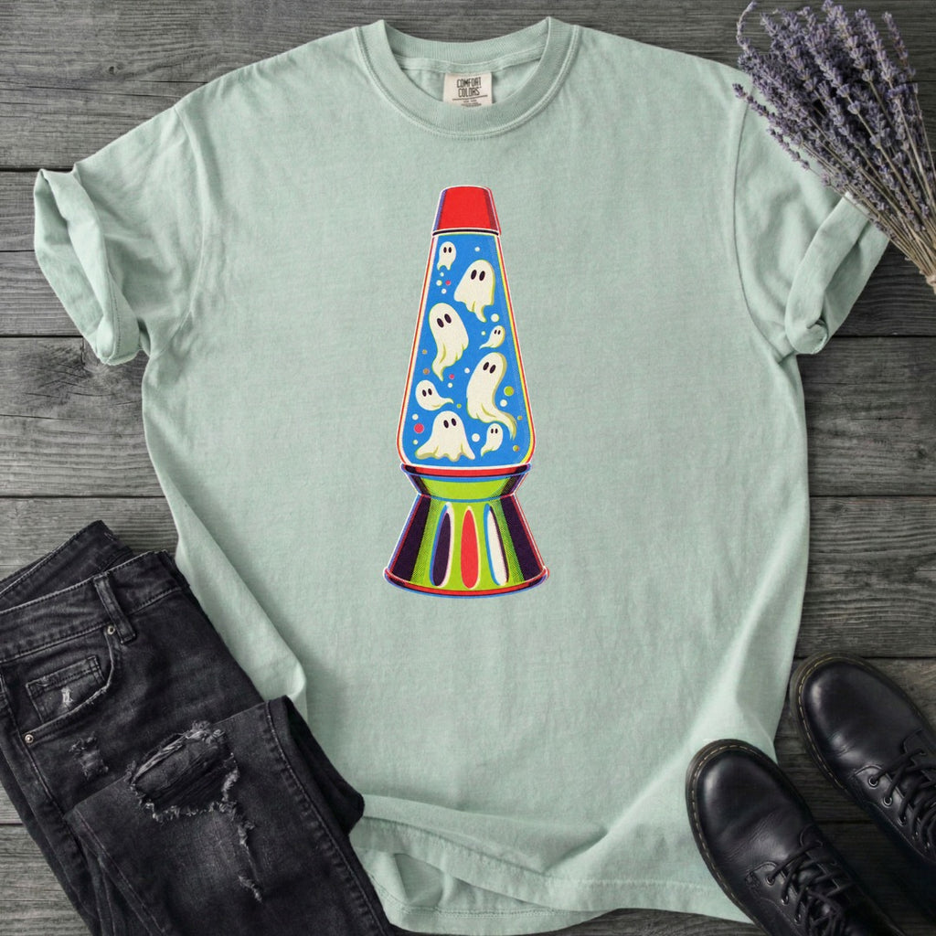 Groovy Ghost Glow Lamp T-Shirt