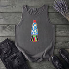 Groovy Ghost Glow Lamp Tank Top