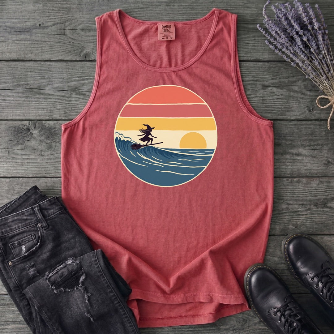 Surfing Witch Tank Top