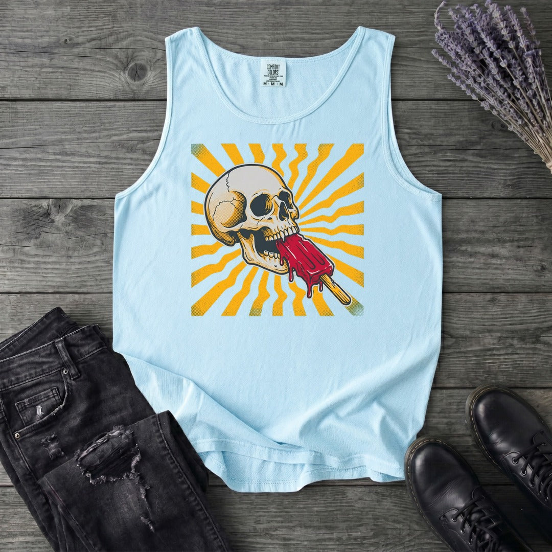 Skull Ice Pop Tank Top