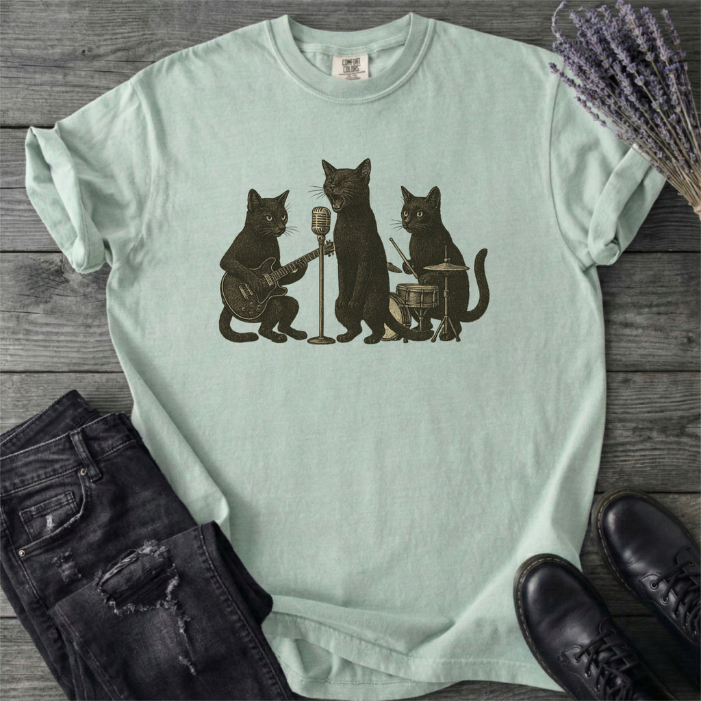 Cat Band T-Shirt