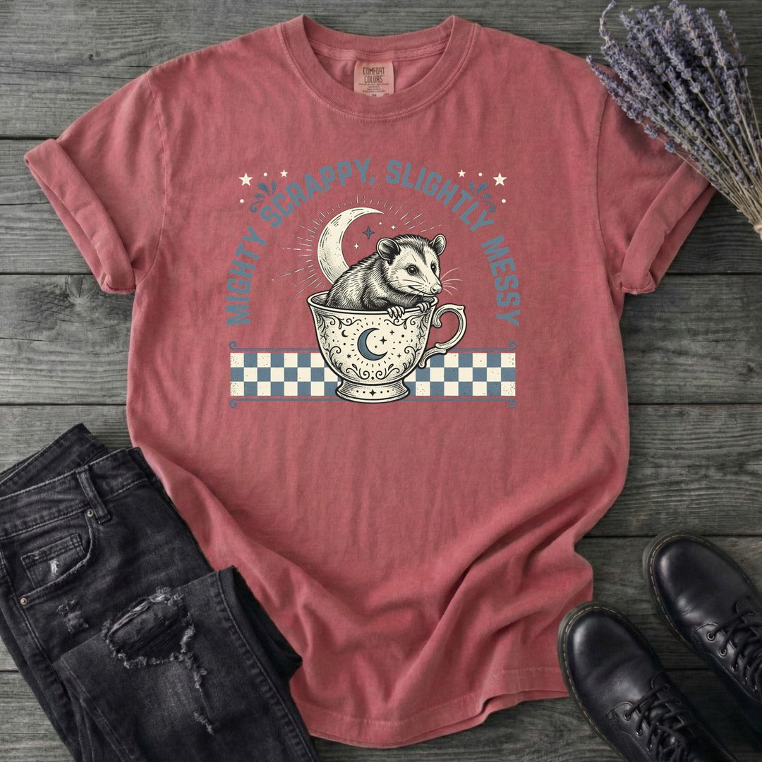 Might Scrappy Slightly Messy T-Shirt