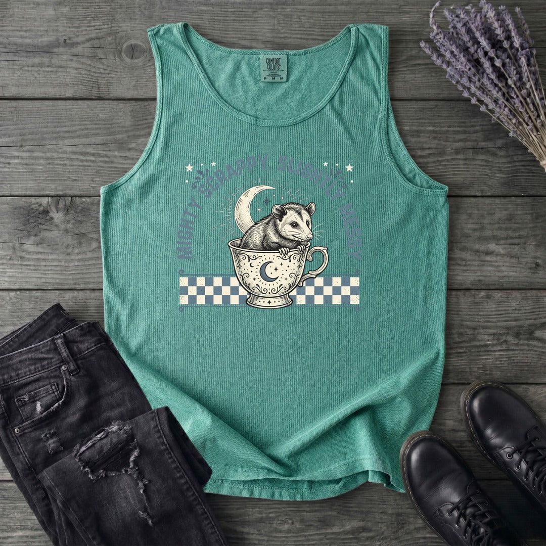 Might Scrappy Slightly Messy Tank Top
