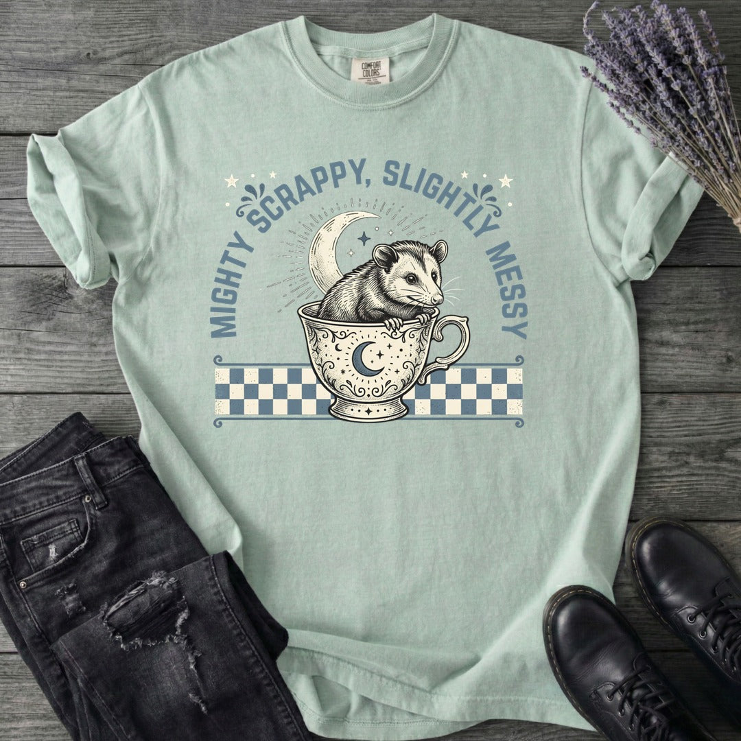 Might Scrappy Slightly Messy T-Shirt