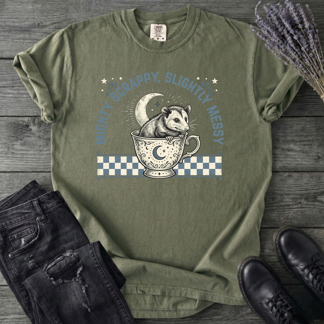 Might Scrappy Slightly Messy T-Shirt