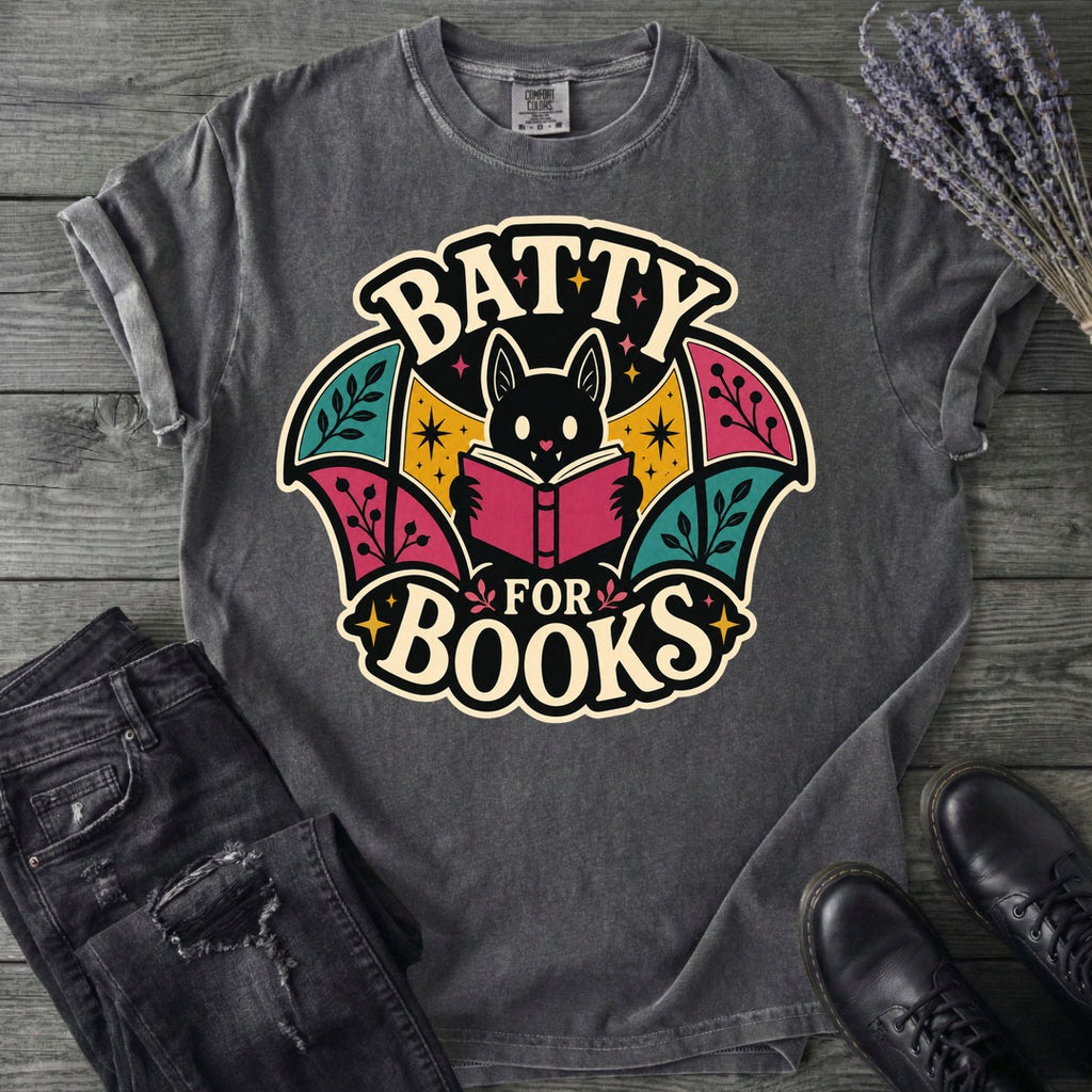 Batty For Books T-Shirt