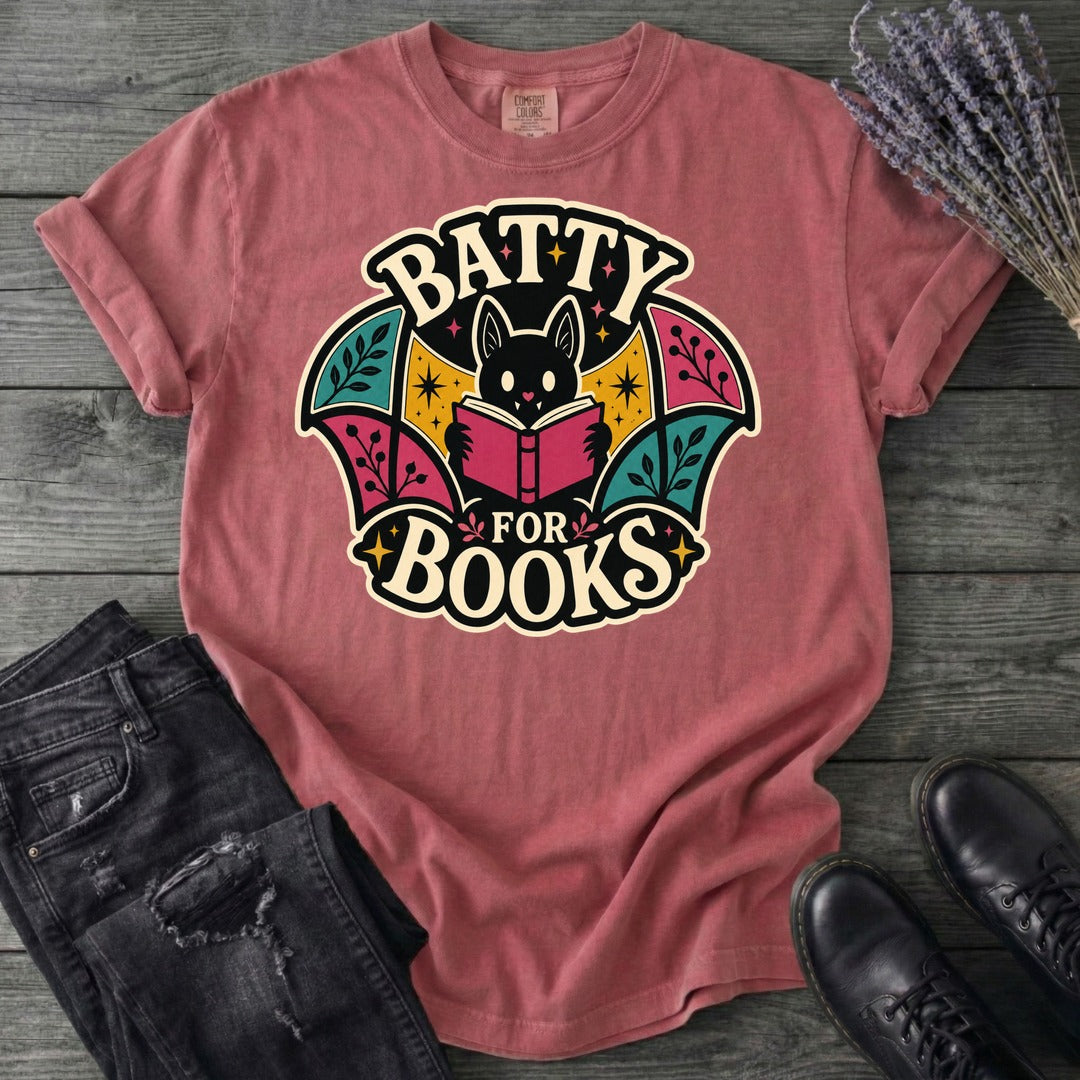 Batty For Books T-Shirt