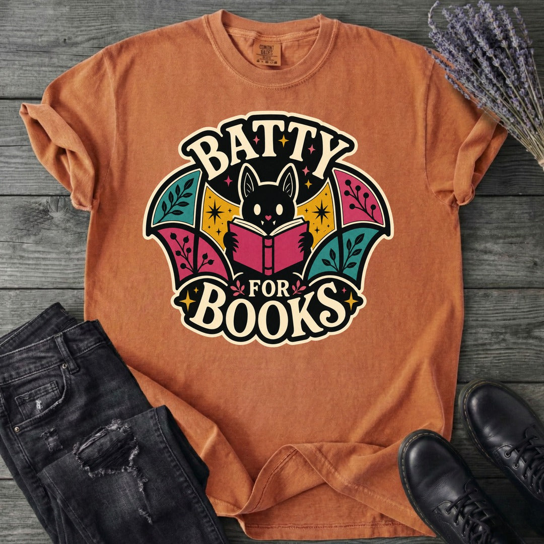 Batty For Books T-Shirt
