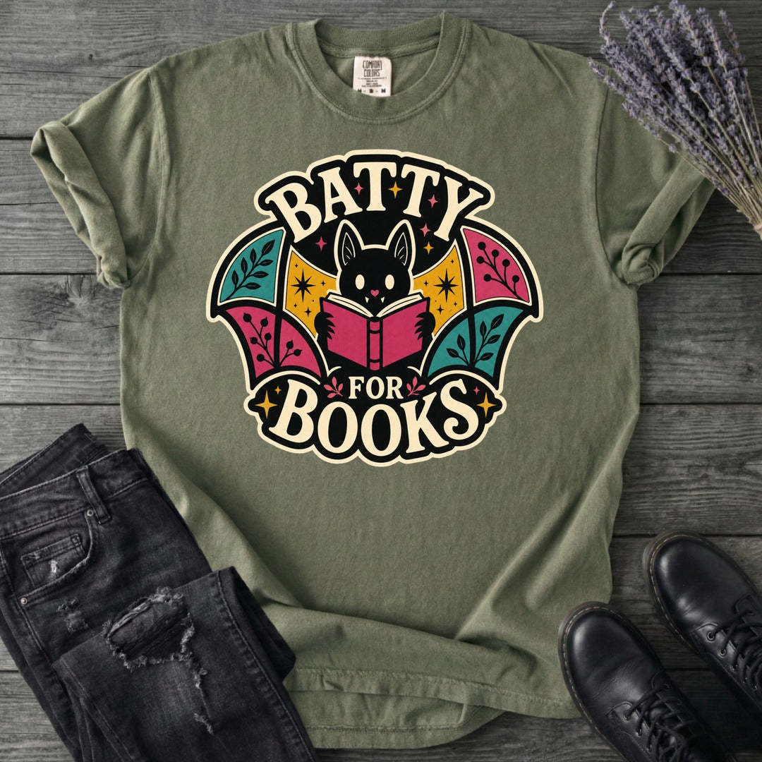 Batty For Books T-Shirt