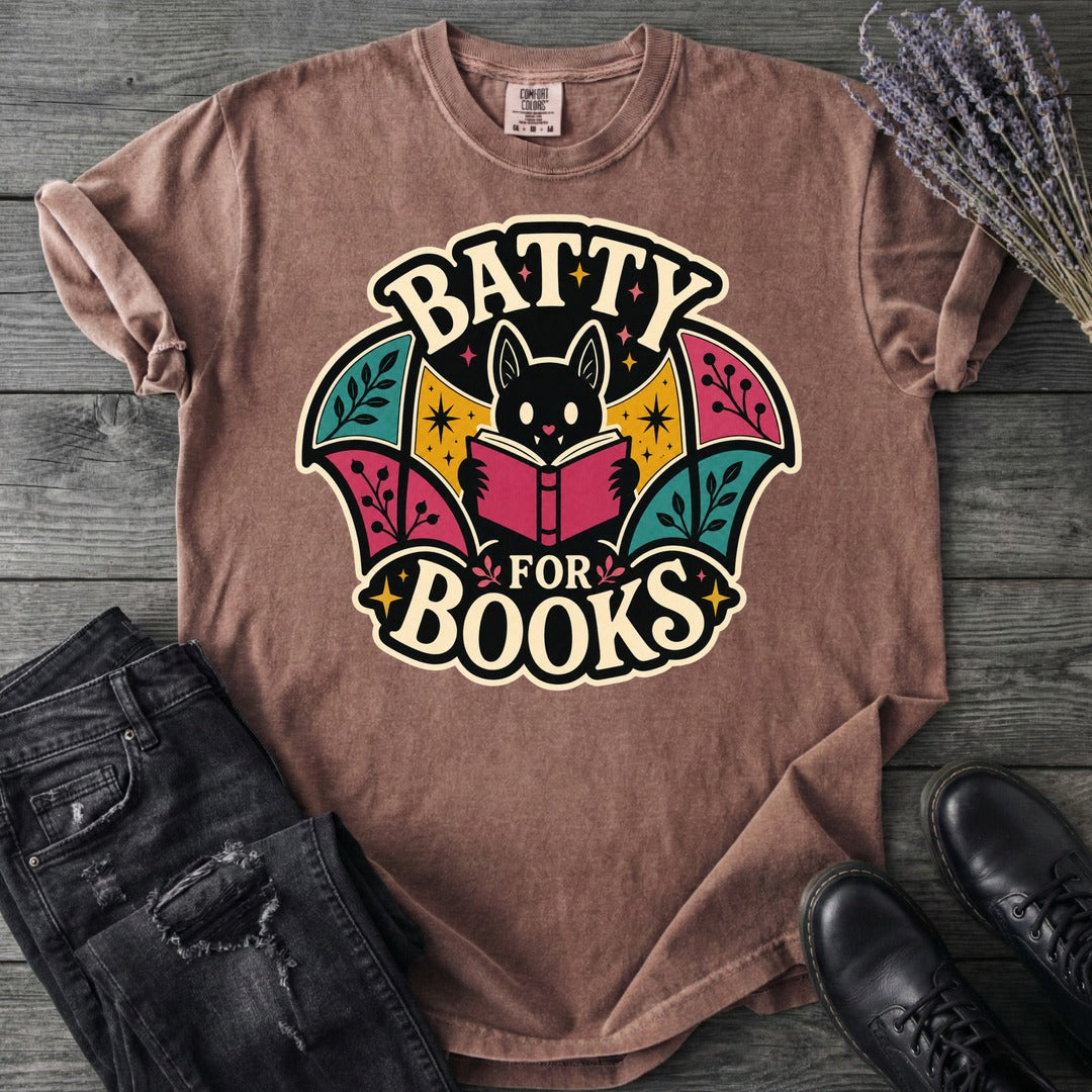 Batty For Books T-Shirt