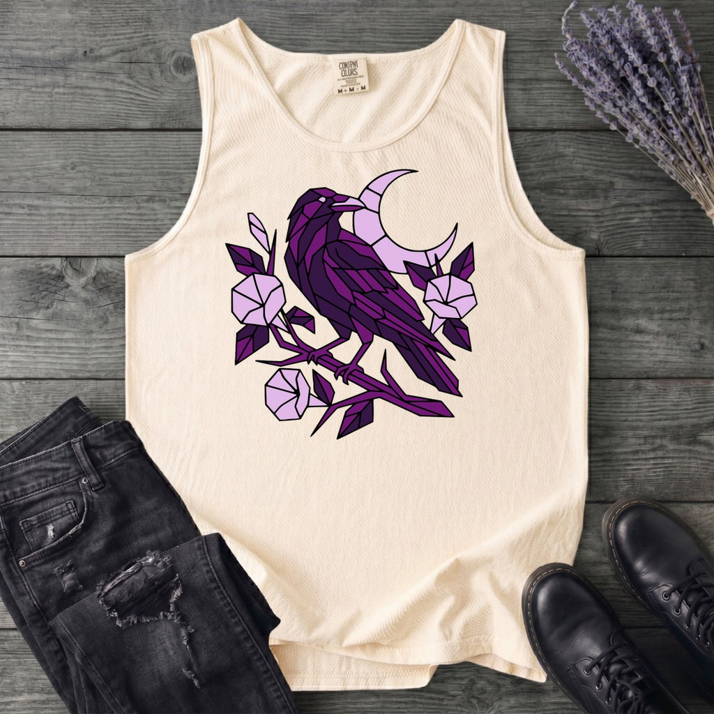 Geometric Crow Tank Top