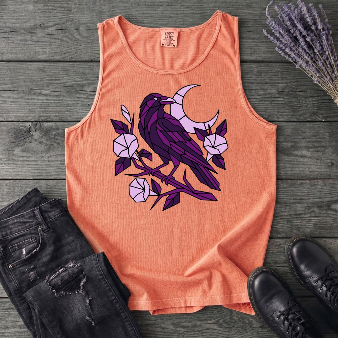 Geometric Crow Tank Top