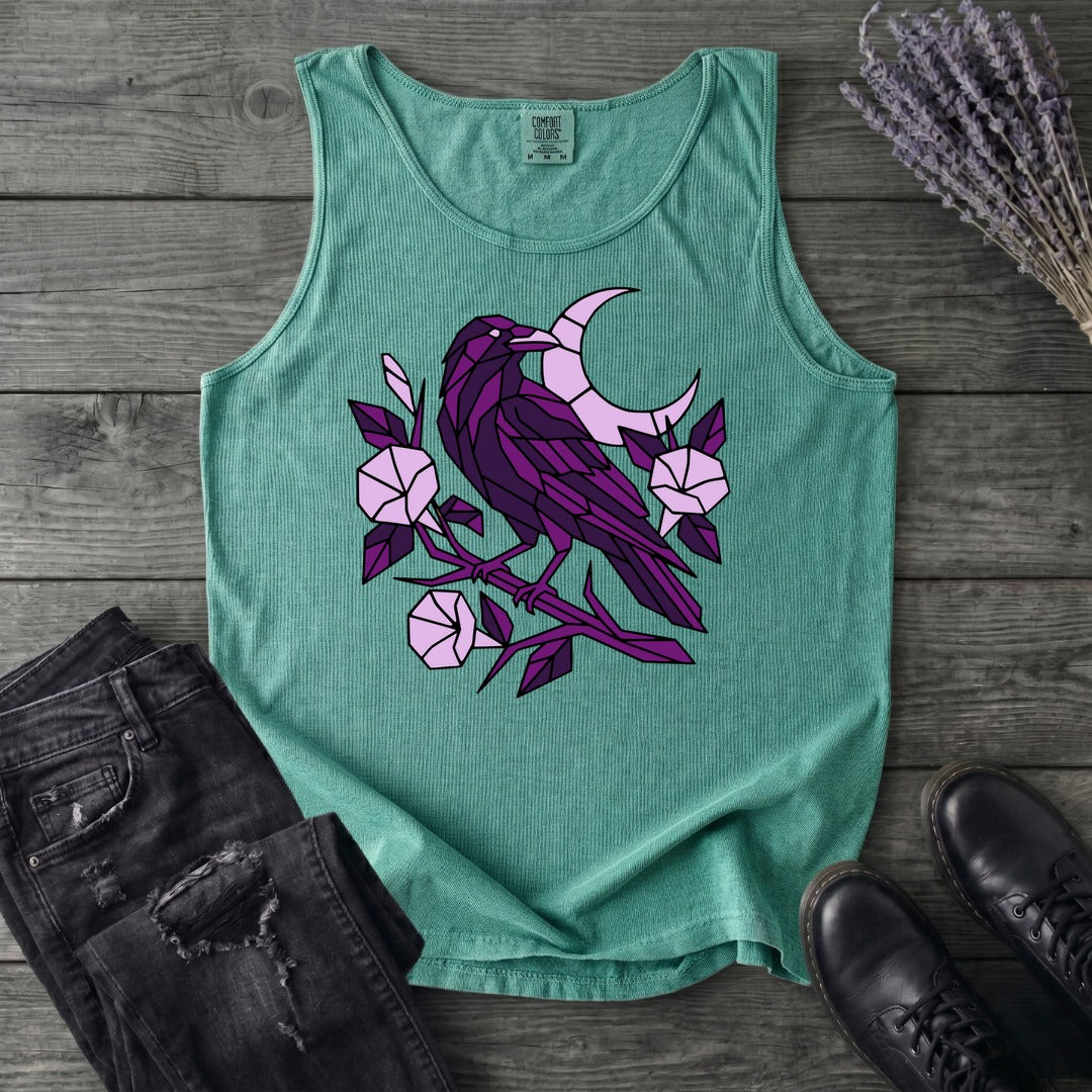 Geometric Crow Tank Top