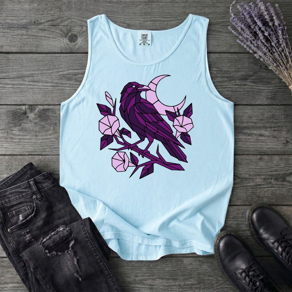 Geometric Crow Tank Top