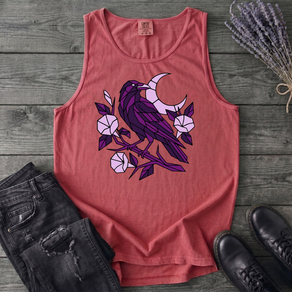 Geometric Crow Tank Top